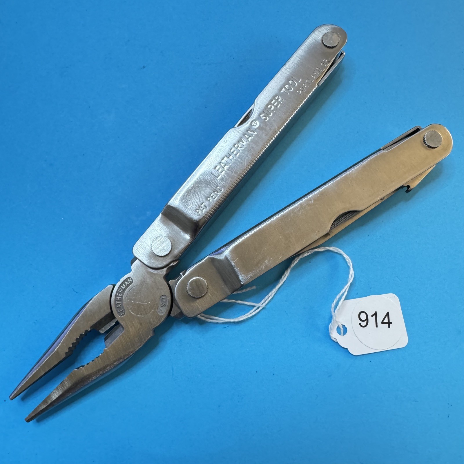 Leatherman Super Tool Plier Multi Tool Pocket Knife Excellent Condition EDC #914