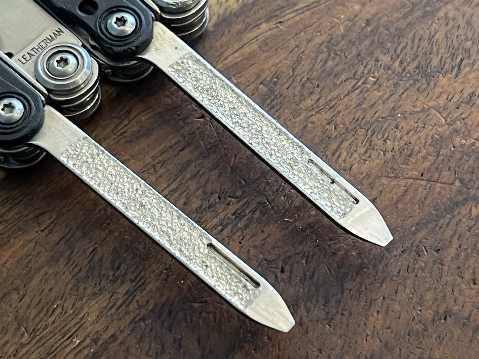 Retired Leatherman Style CS Multi Tool Knife File Scissor Carabiner (Lot Of 2)