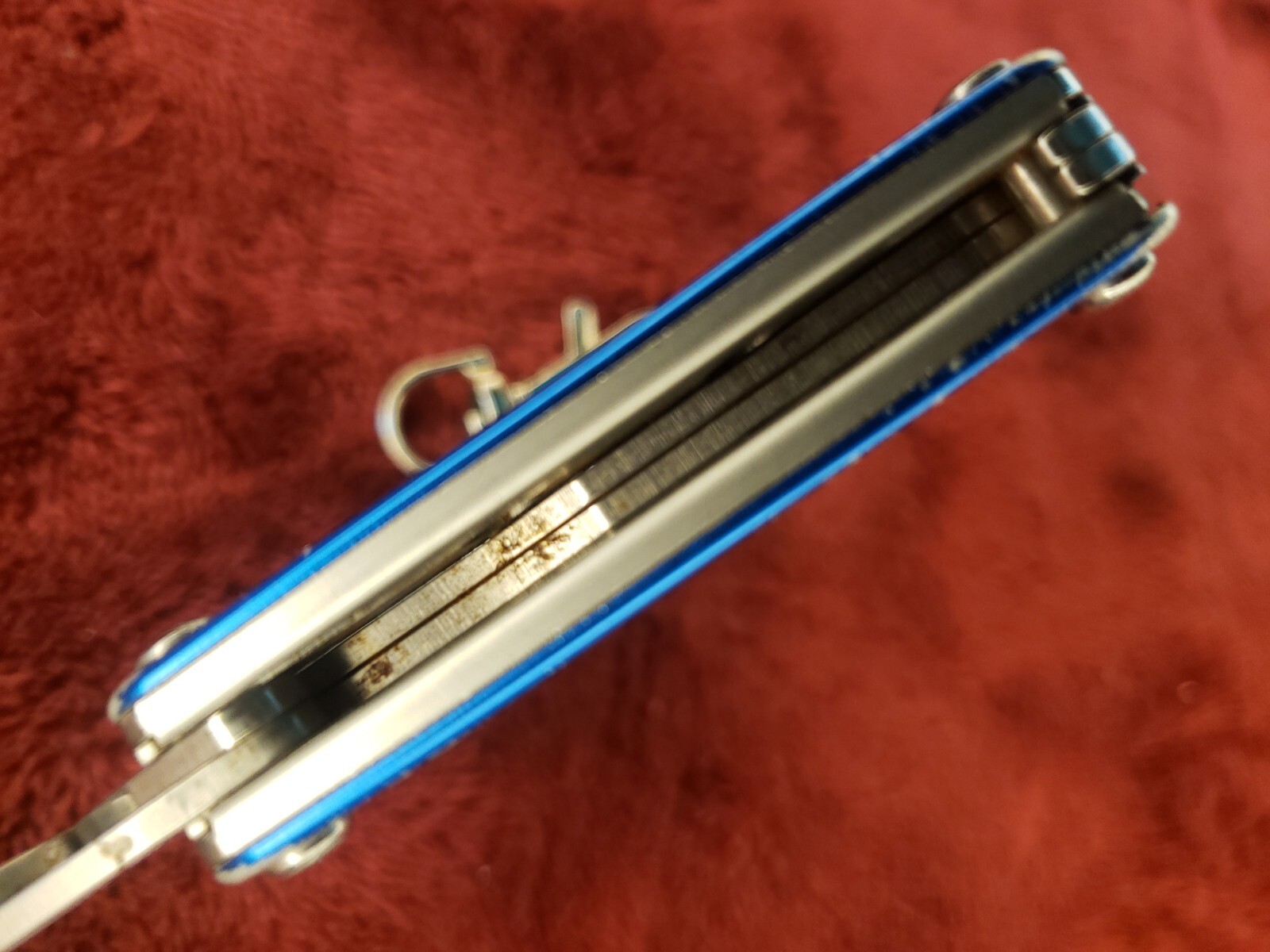 🔪 Leatherman Squirt P4 Multi-Tool Blue Keychain