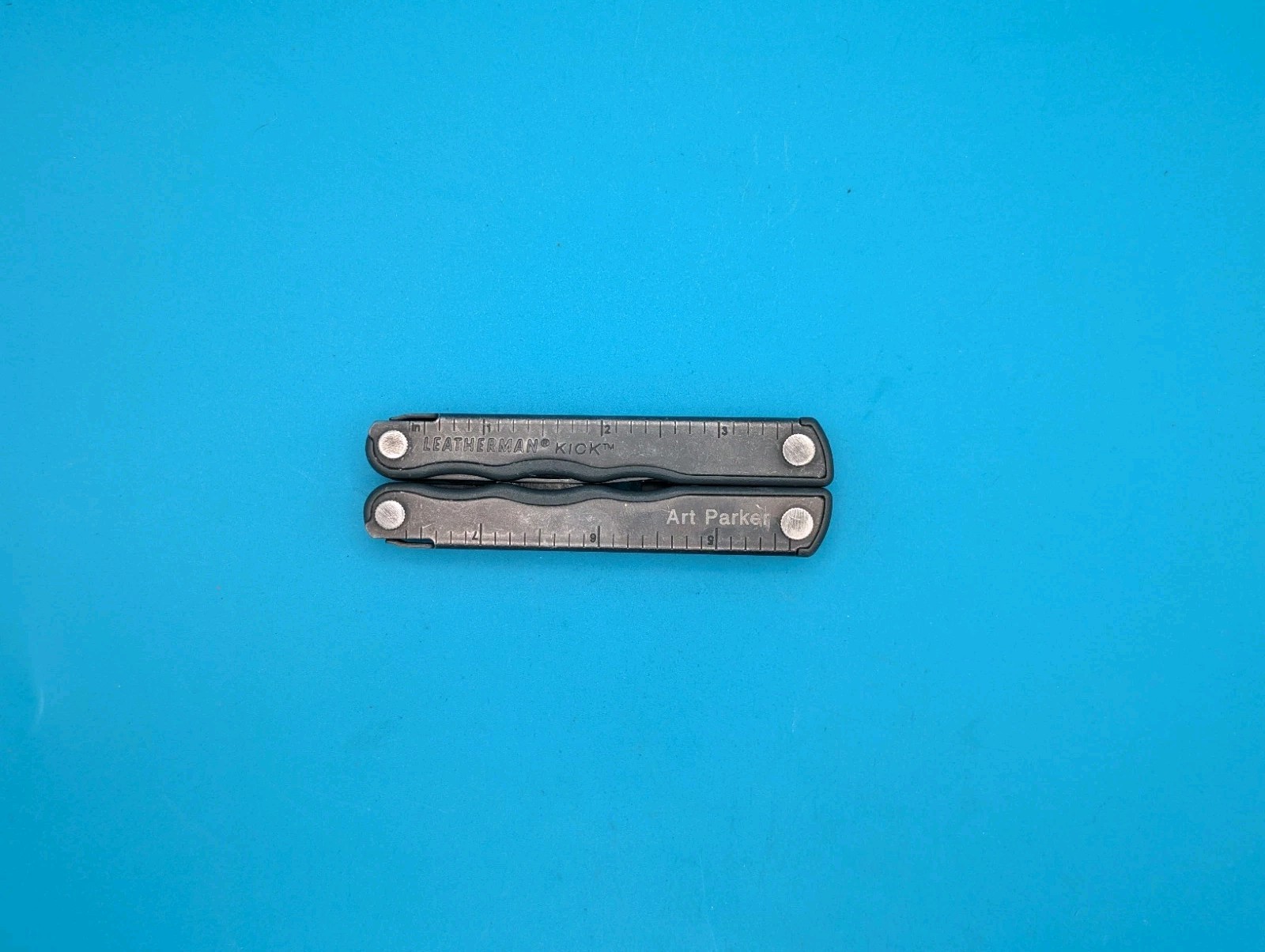 Leatherman Kick Multi-Tool, Knife, Pliers, Retired! BLACK! *ART PARKER*