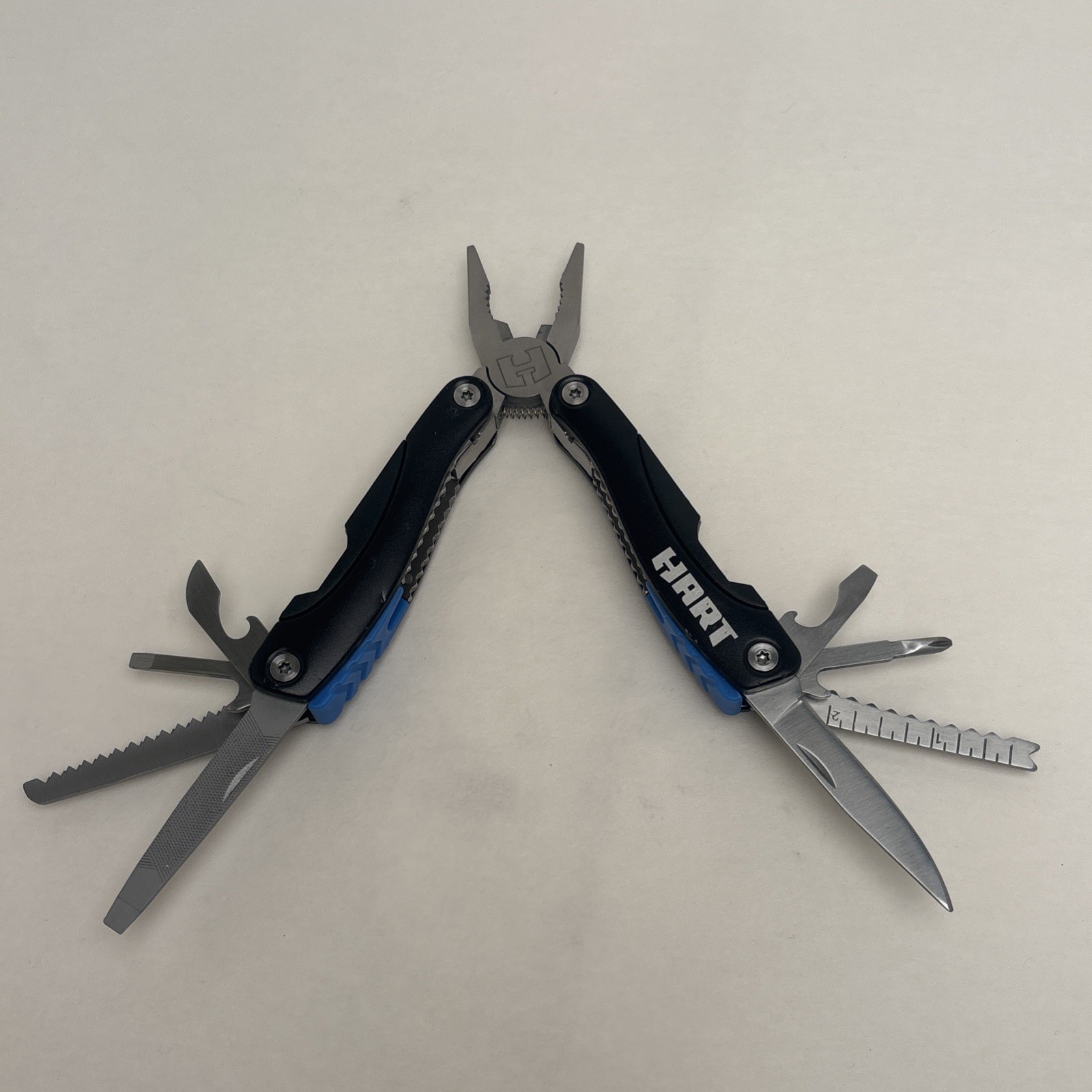 Hart Stainless Multi-tool Black and Blue Camp Hunt Fish Survival Tactical Hike