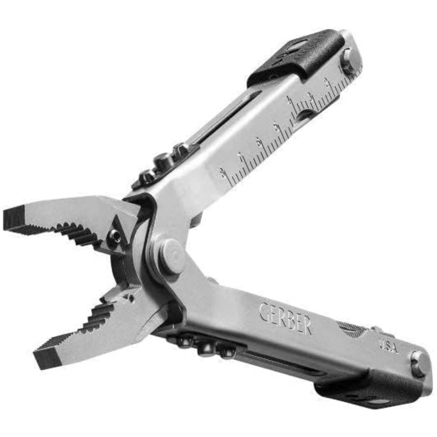 Gerber Gear Multi-Plier 600 Blunt Nose Multitool with 14 Tools – Includes Knife,