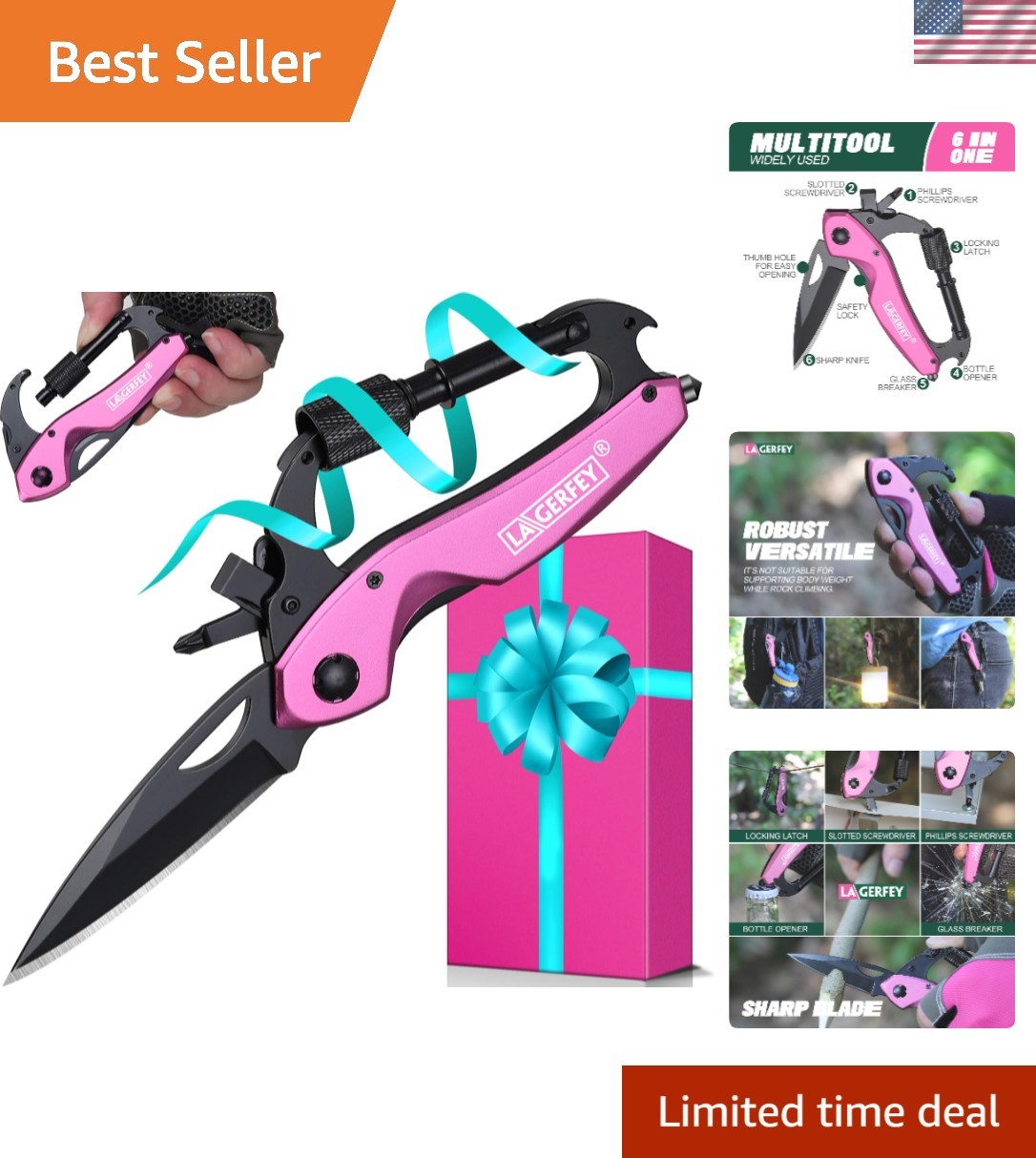Gifts for Women Mom Wife, Multitool for Woman, Stocking Stuffers for Women Mo…