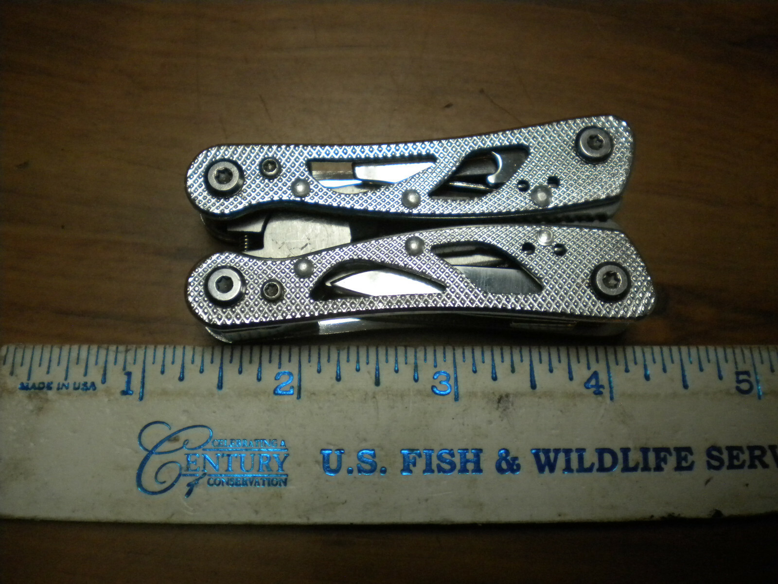 Unbranded STAINLESS POCKET MULTI-TOOL , Looks Unused, see pictures