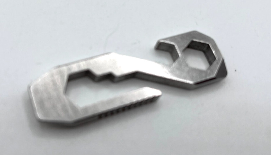 Griffin Pocket Tool Mini Travel Ready TSA Safe Keychain 10 in 1 Stainless Steel