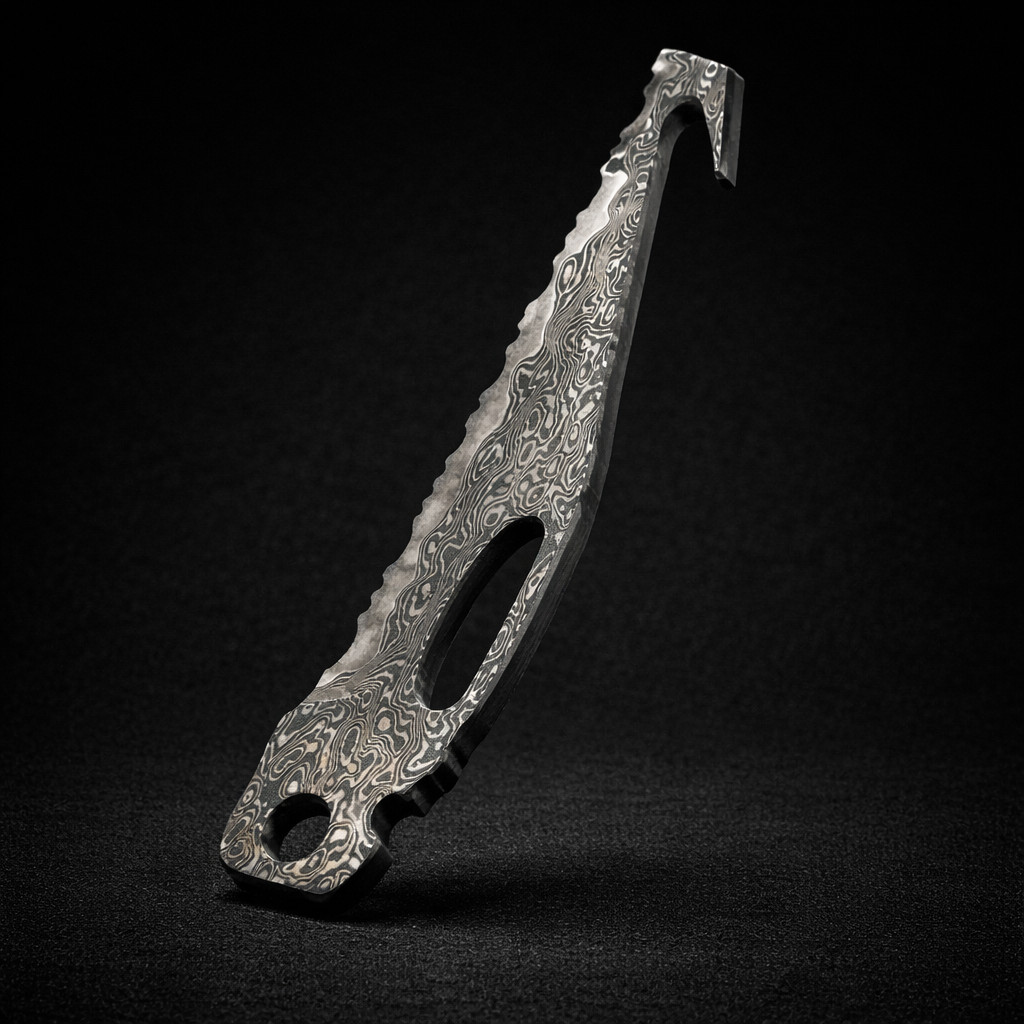 Upgrade VG10 Damascus Saw Blade – For Leatherman SURGE | HRC60+ Razor Sharp