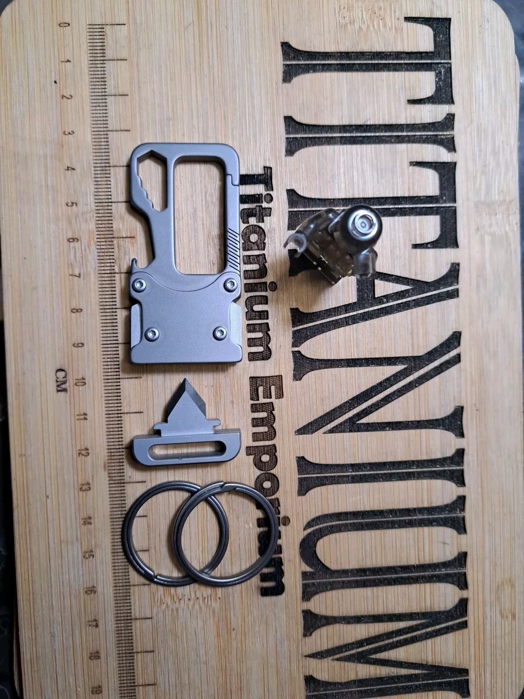 Titanium Alloy Carabiner Multi-Tool