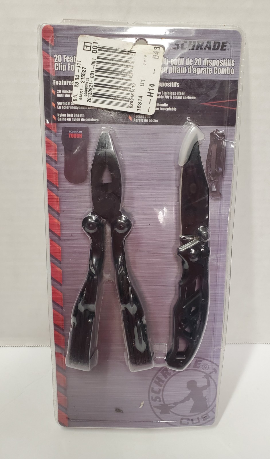 Schrade Tough Combo Multi-Tool&Knife Set●Brand New In Package●Dated 2010●W/Pouch