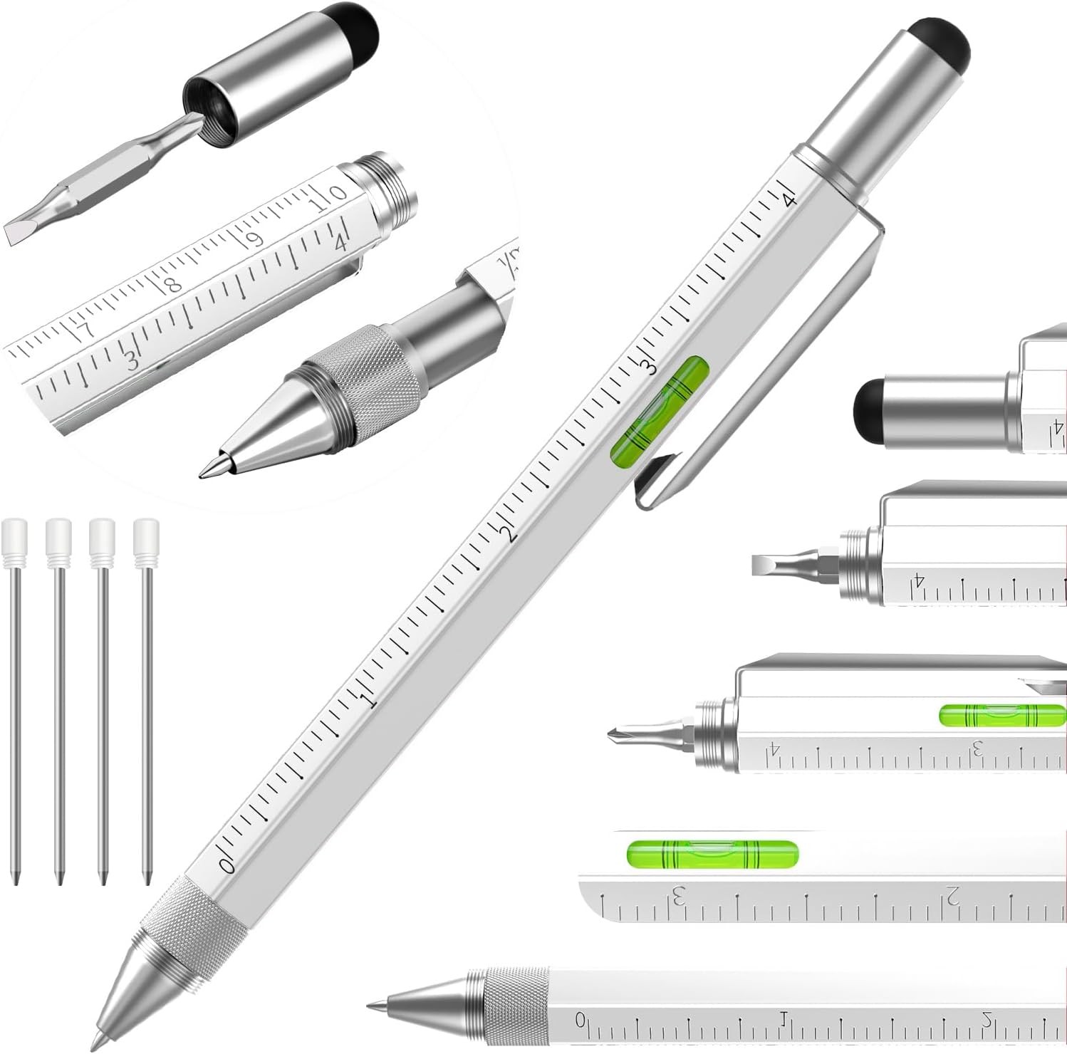 Pen Gifts for Men Women, Huhoo Cool Gadgets Tools Multi Tech Pen for Men, Person