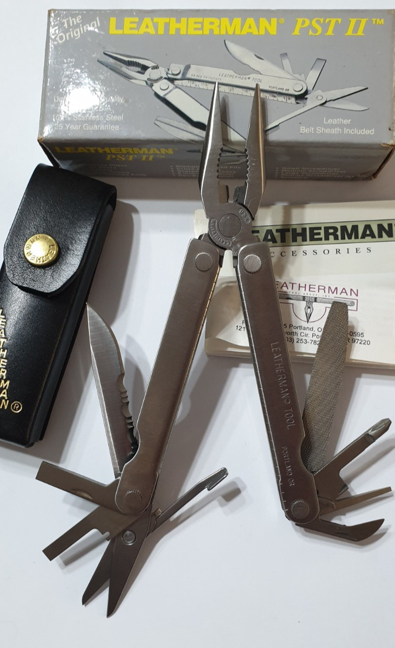 🔥🔥 Leatherman PST II Stainless Multi-Tool New in Box Rare Retired Collectable
