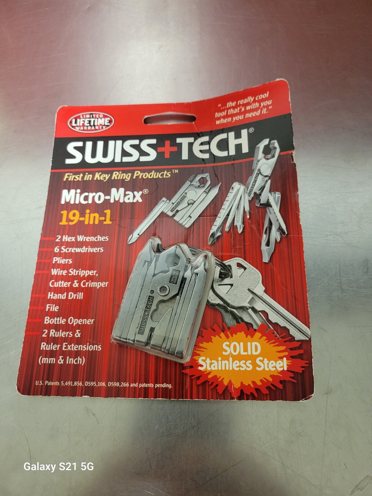 Micro Max 19 in 1 Multi ~ Swiss Tech ~ Wrenches Screwdrivers Stainless ~ Pocket