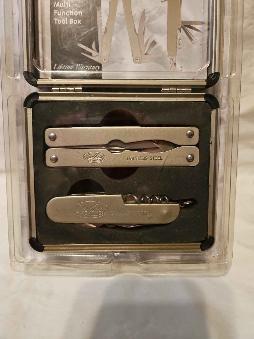 Sheffield 2 Pc Multi Function Tool Box Includes 14 In 1 Multi Tool & 14 In 1…