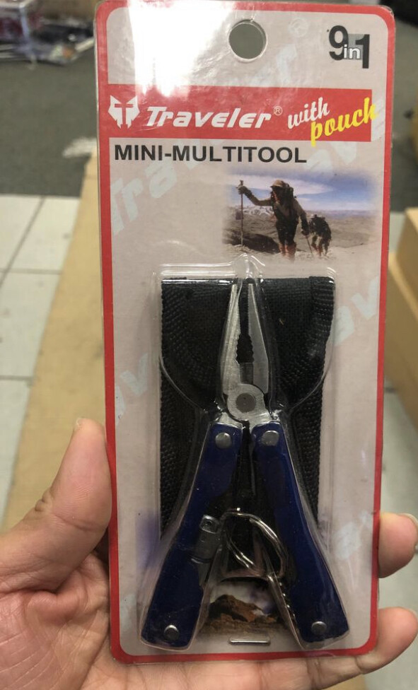Traveler Mini Multi Tool With Pouch Kit