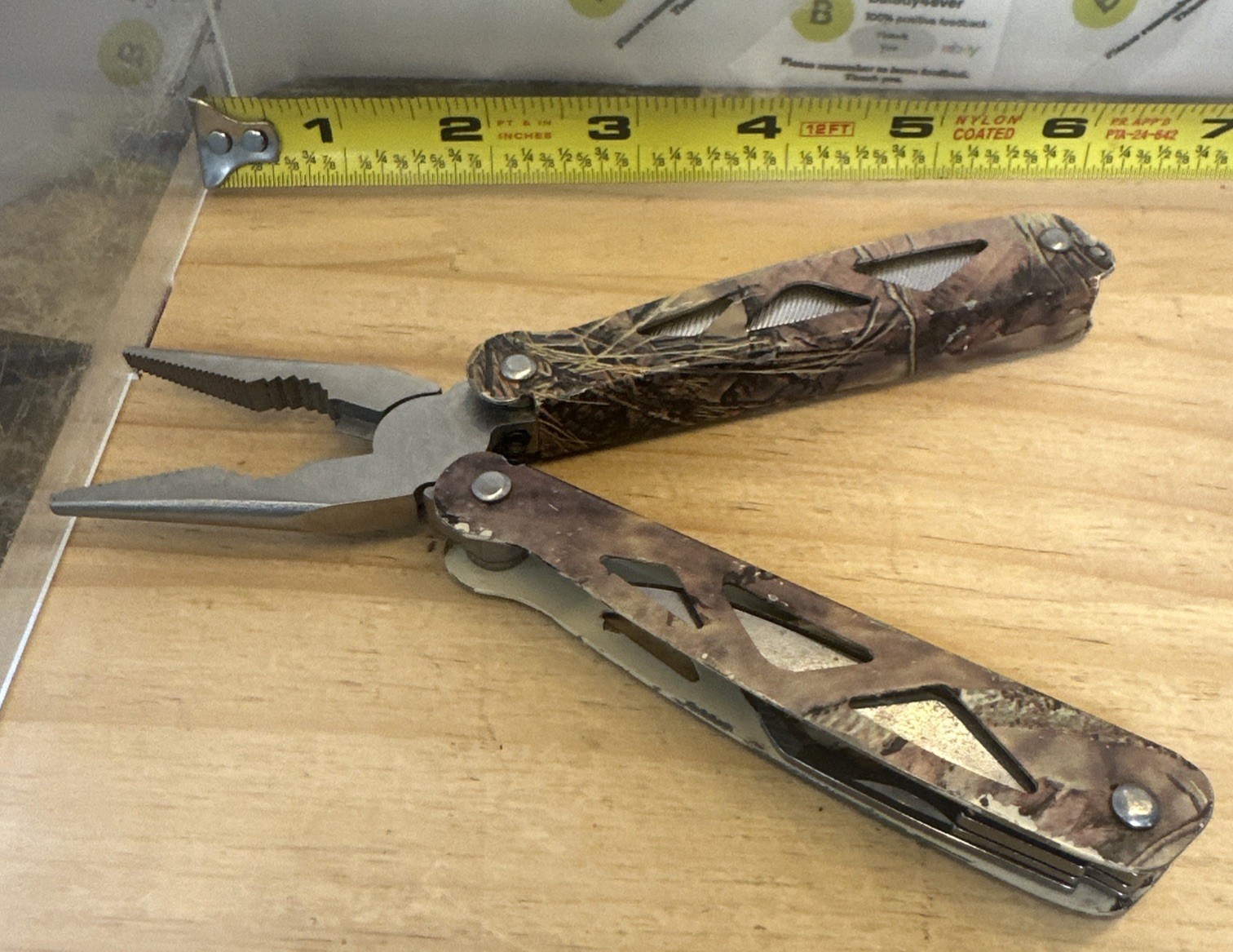 Ozark Trail Camouflage 12 in 1 Multi-tool 4” Closed