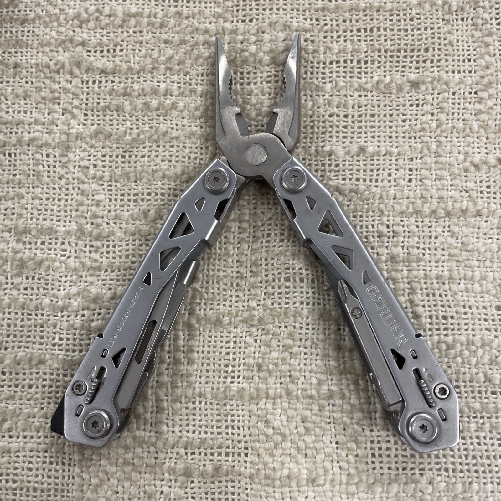 Gerber Suspension-NXT Silver Toned Multi-Tool & Case