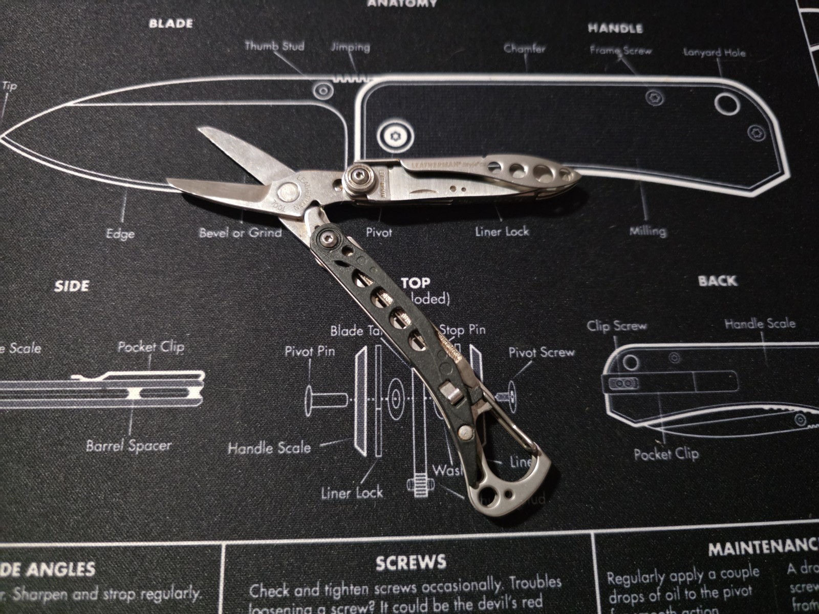 LEATHERMAN Style CS Multi Tool Carabiner Knife