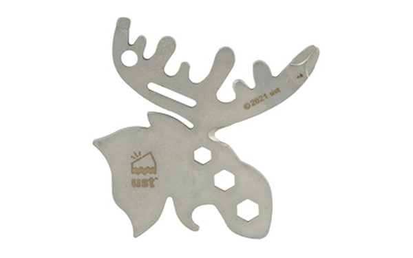UST Moose Multi-Tool Carabiner Stainless 3.6in TSA Compliant Pocket-Sized Silver