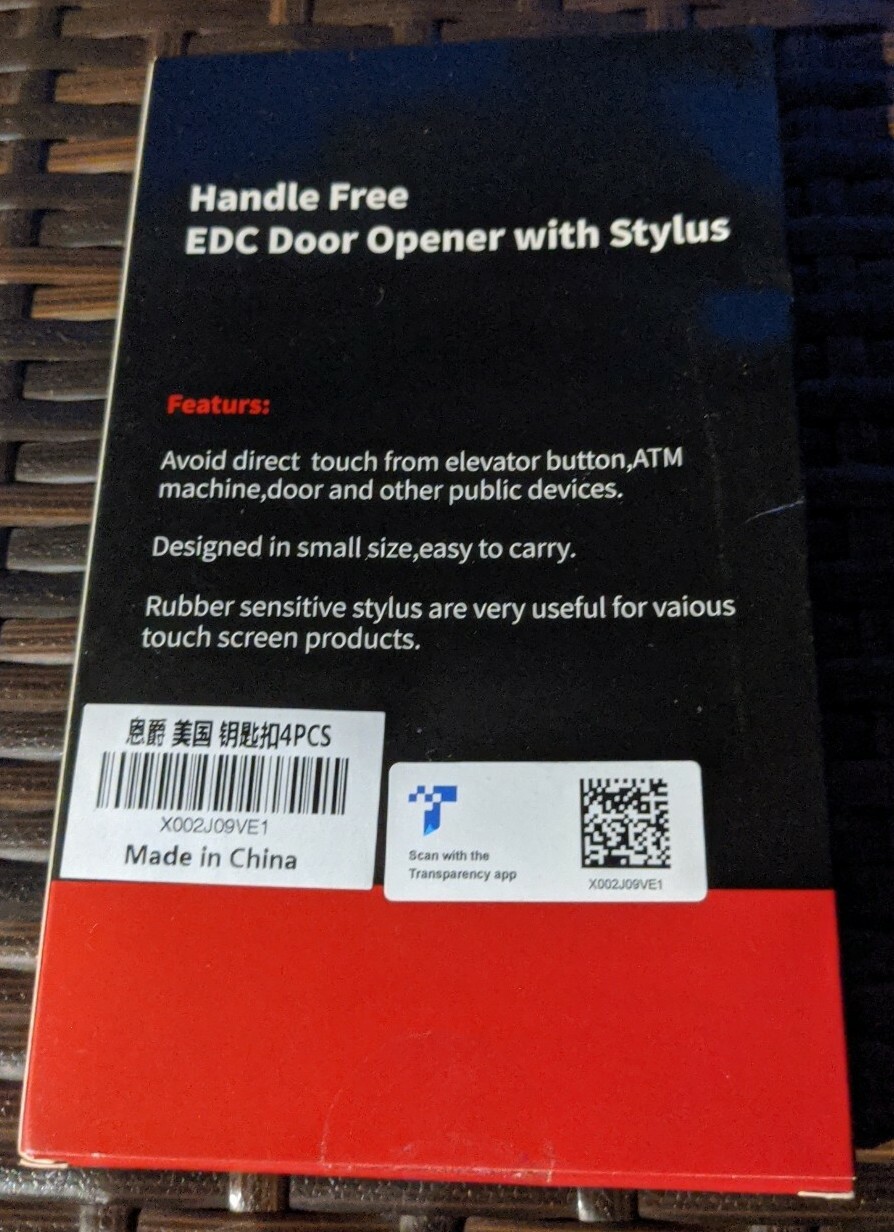 Pulais Non Contact Door Opener- Handle Free EDC Door Opener With Stylus