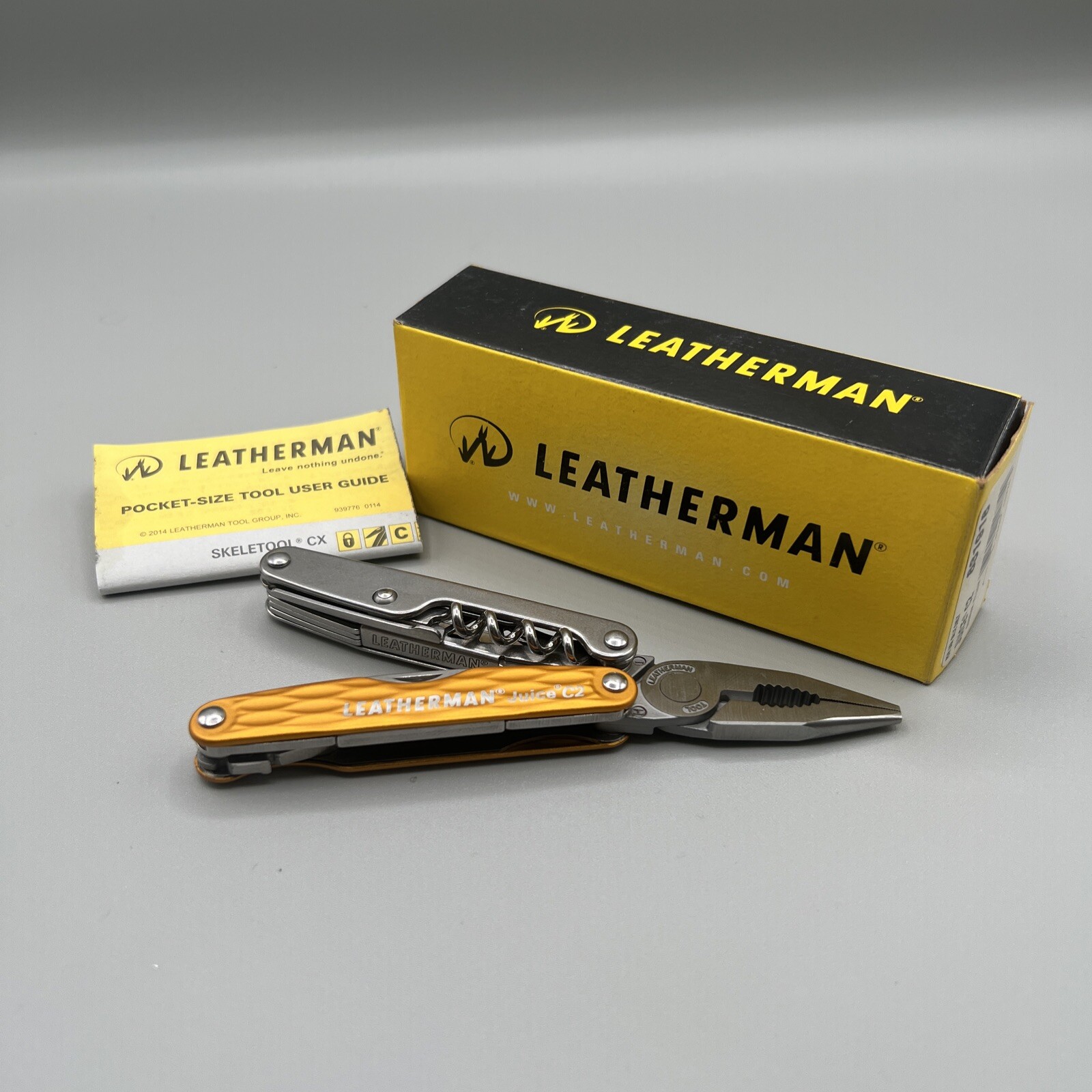 Leatherman Juice C2 831918 Sunrise Yellow Rare Discontinued NIB USA