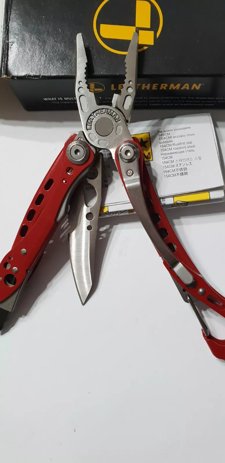 🔥 Leatherman Skeletool New Retired Rare Red (Not Rx) Limited Edition Very Rare