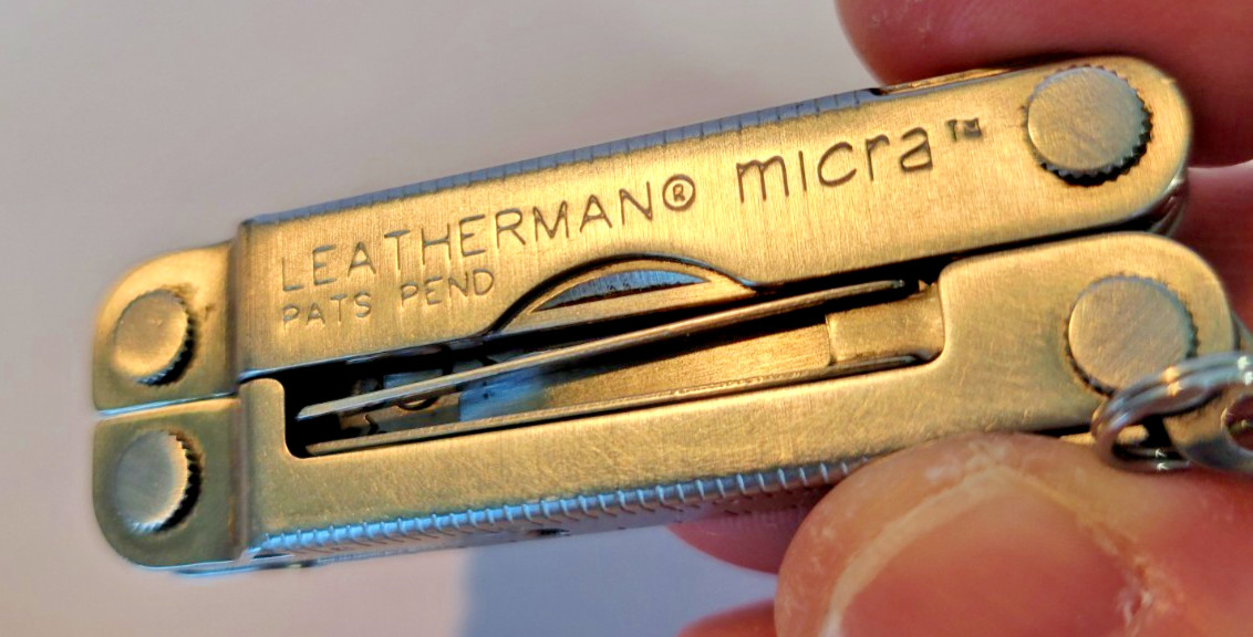 Leatherman Micra Mini Compact Keychain Multi Tool Multitool EXCELLENT