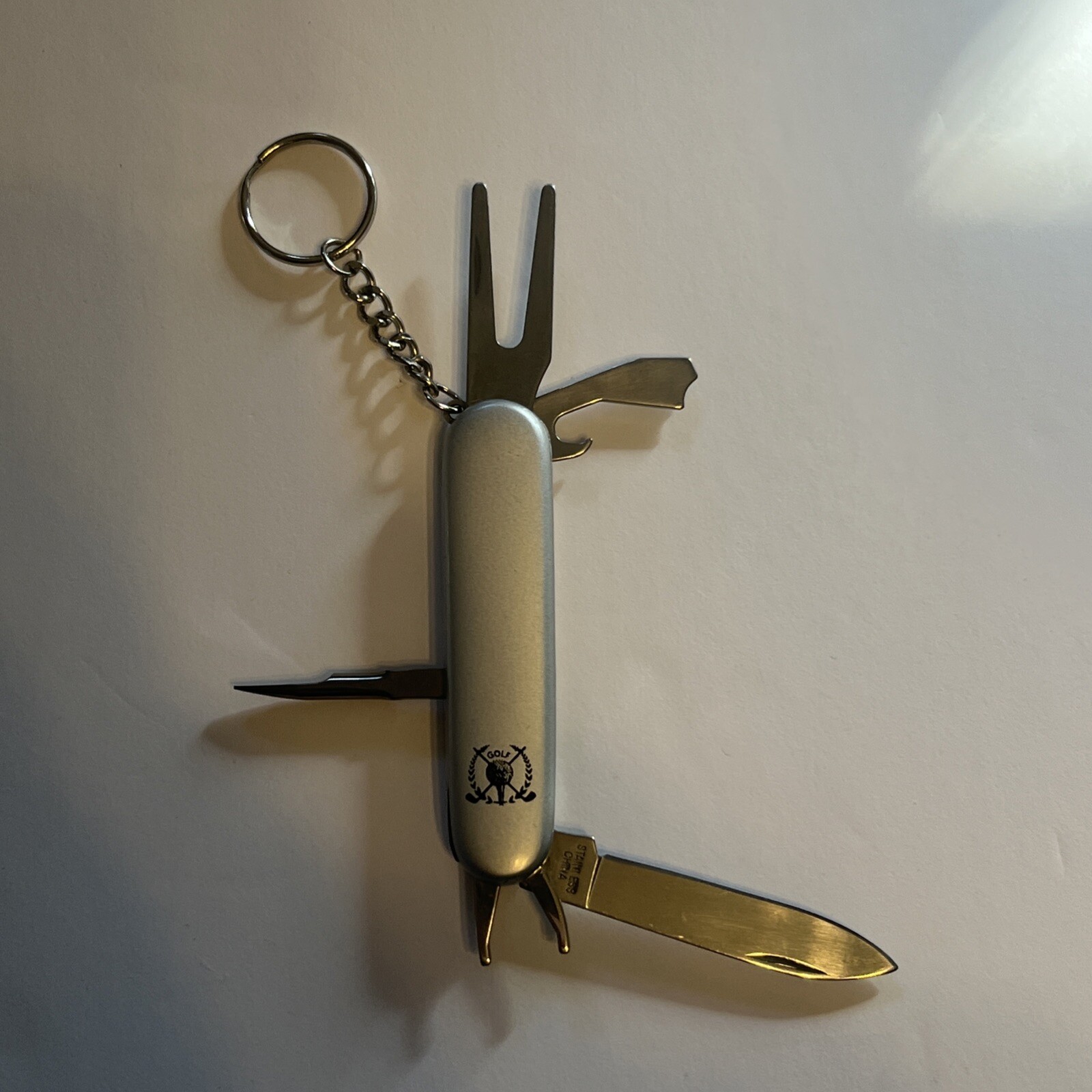 Multi Tool Key Chain With Golf Logo
