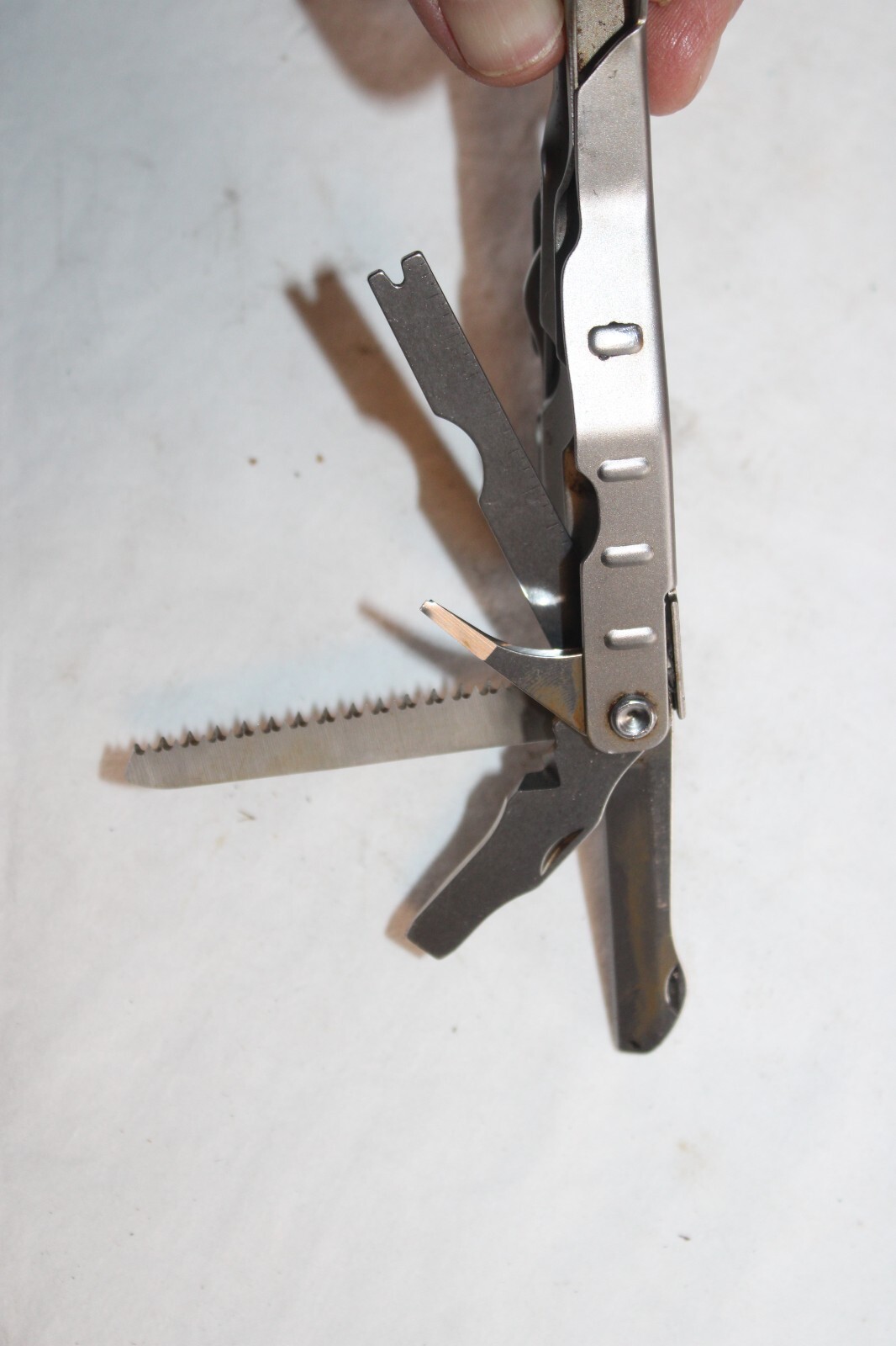 Schrade Tough Multi Tool Pliers 10 In 1 Original USA Knife File Camping Survival