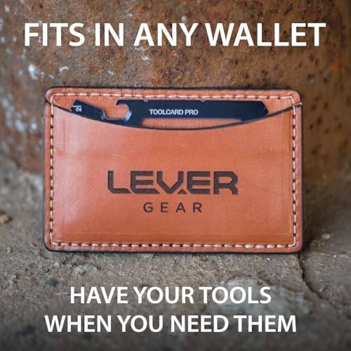 40-in-1 Credit Card Multitool – Slim Minimalist Survival Tool, TSA Approved Wall