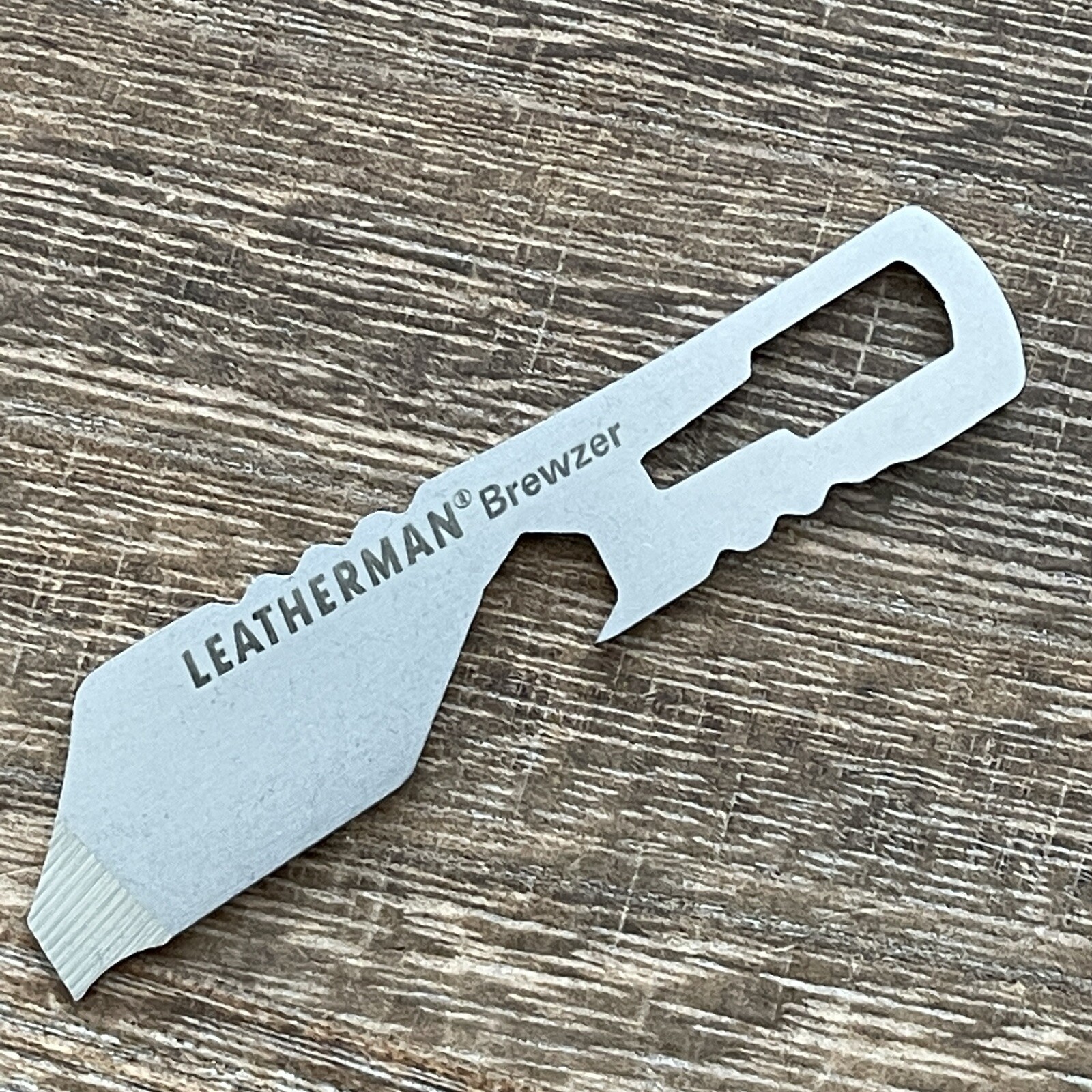 Leatherman Brewzer box/bottle opener mini multitool. New. Discontinued