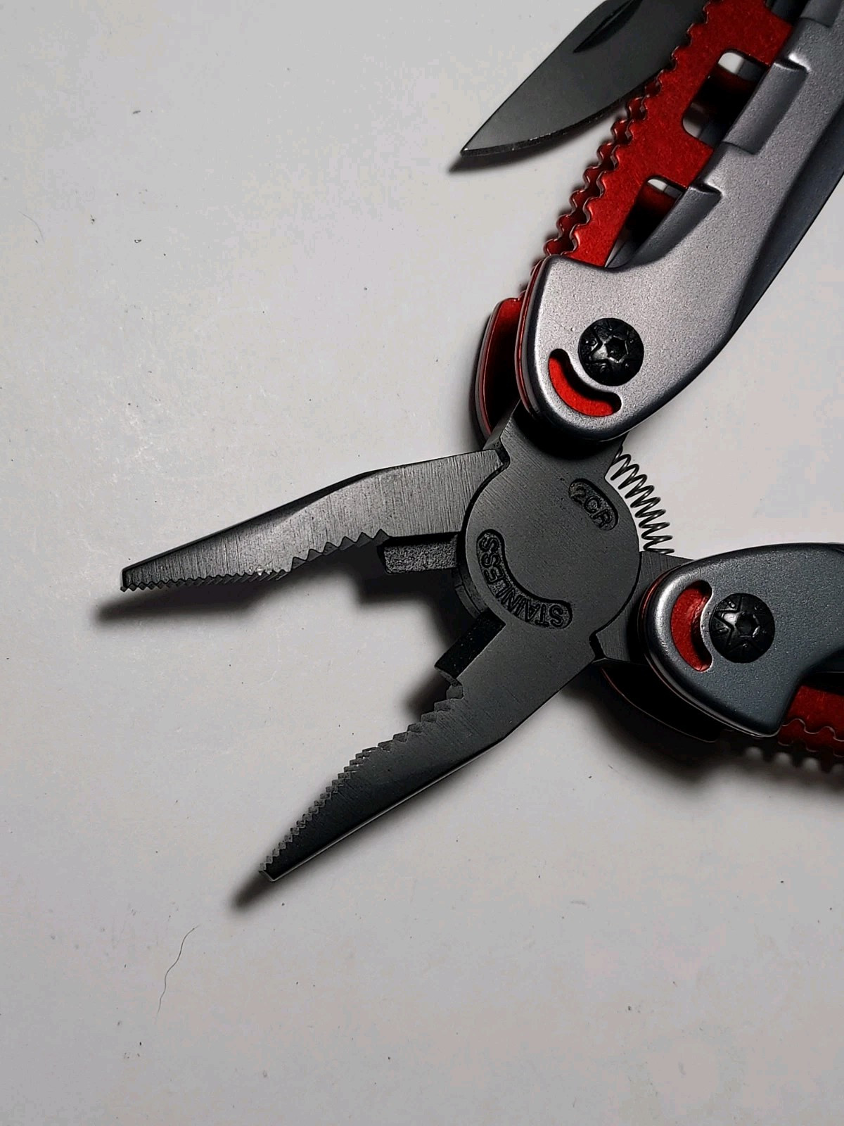 Protocol Black & Red Multi Tool + Nylon Pouch – Pliers, Blade