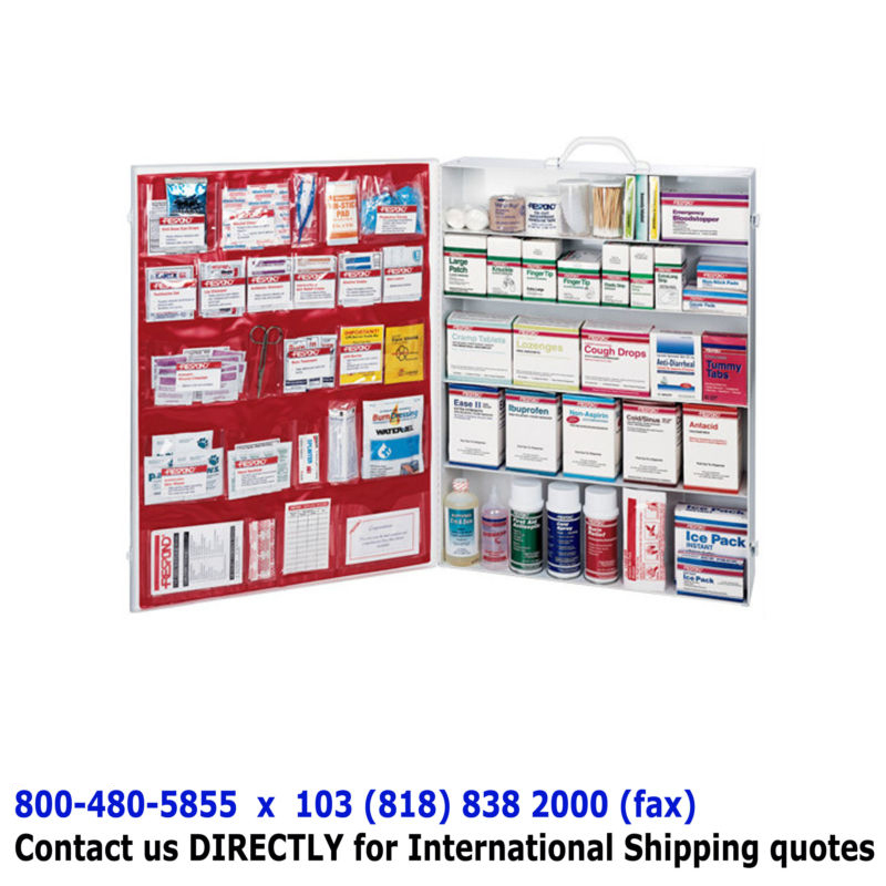 5-Shelf FULL FIRST AID CABINET – Emergency Supply Kit Deluxe First Aid Station