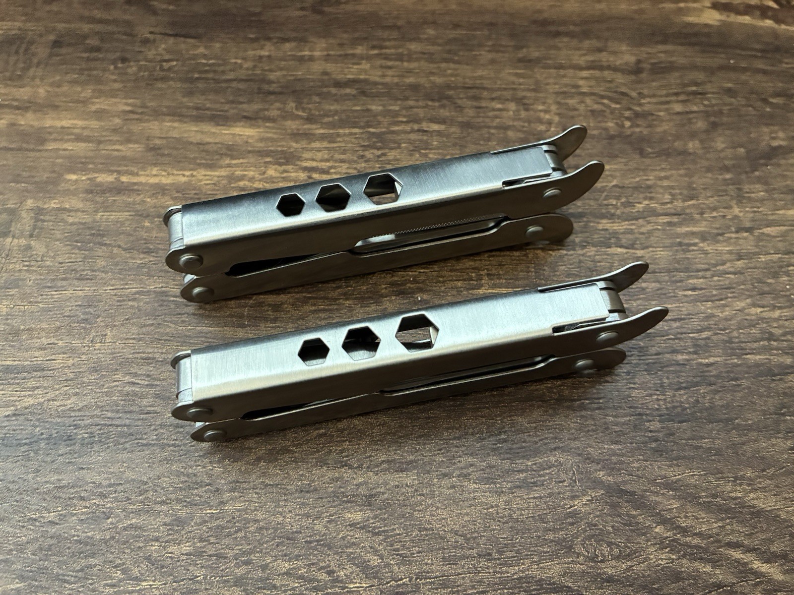 Unbranded Multi -Tool Stainless With Sheath Lot Of 2