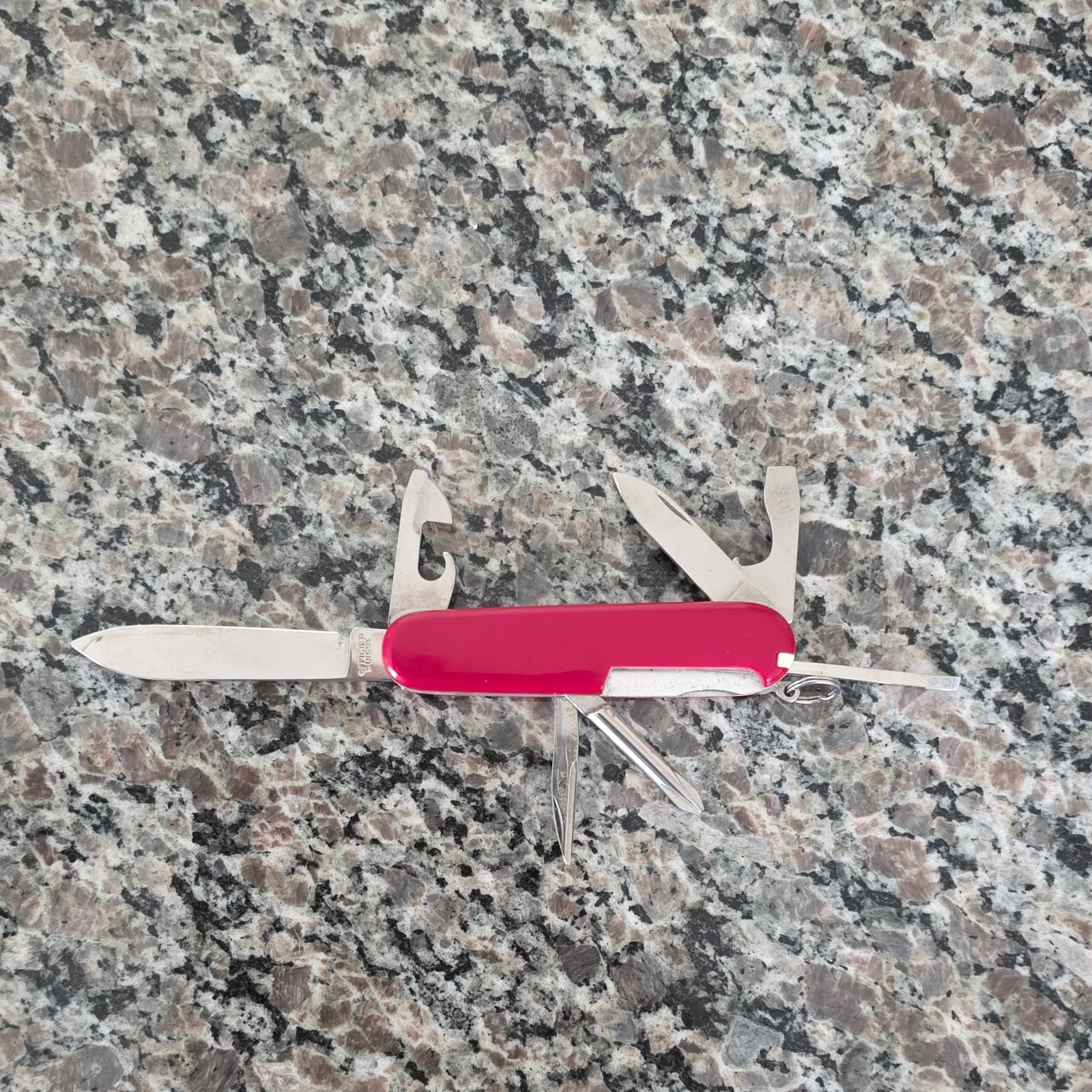 Victorinox Red Multi-Tool Knife 7 Functions Stainless Steel Lightweight
