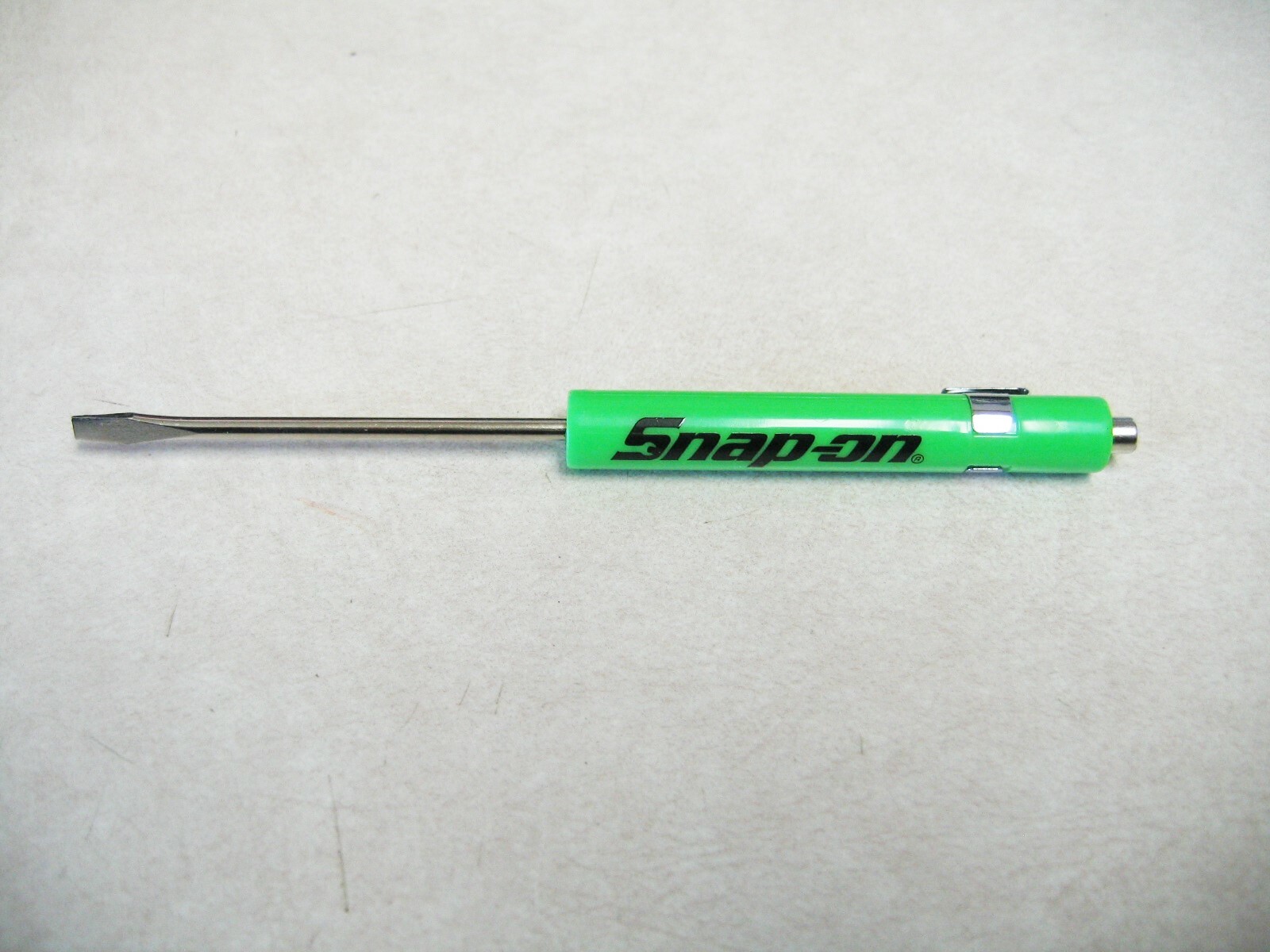 Snap On Pocket Screwdriver & 2 PQY Pocket Mini Pry Bar Tools **Green** *NEW*
