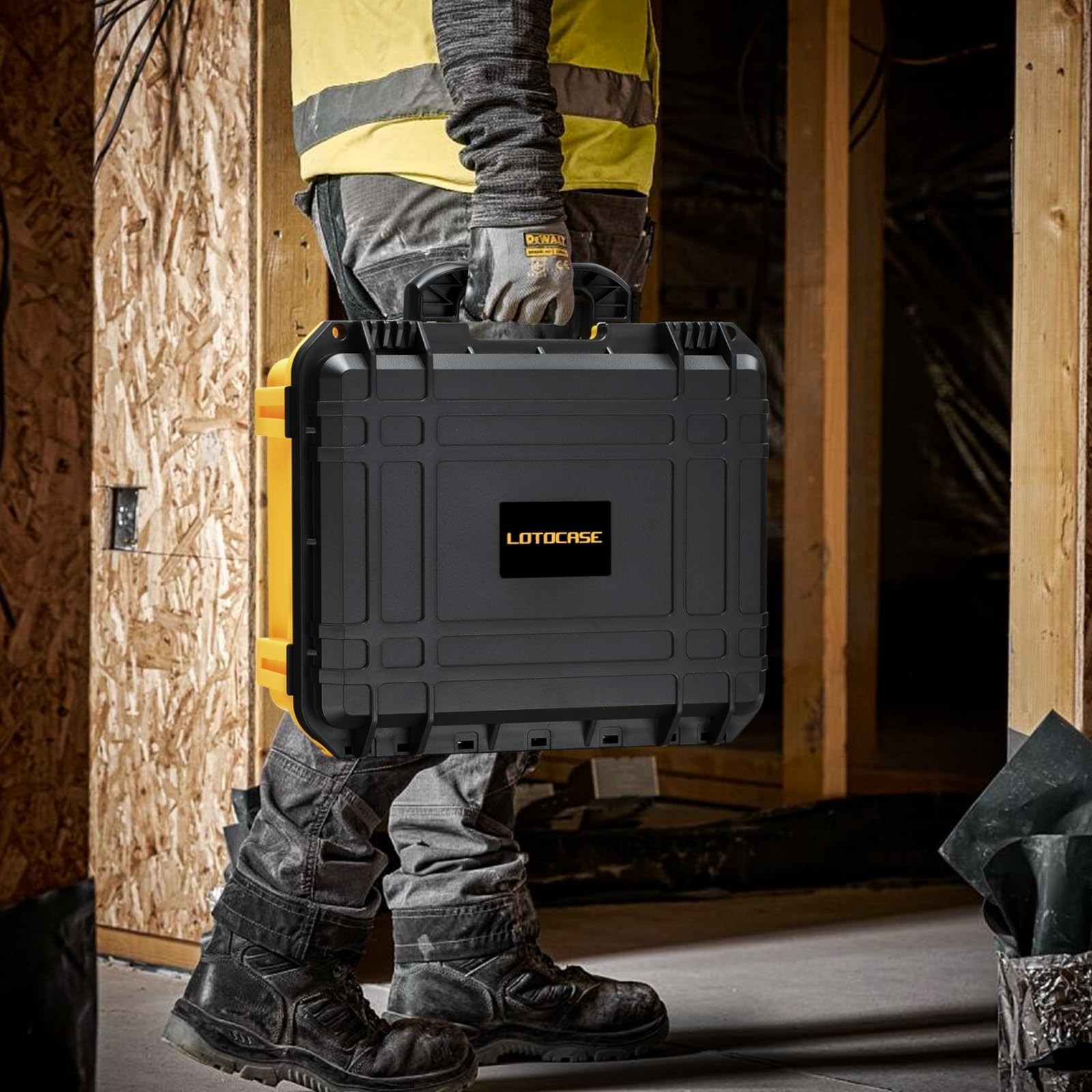 Waterproof Hard Case for Jigsaw Power Tool – Fits 20V Cordless Jig Saw Set, Tool