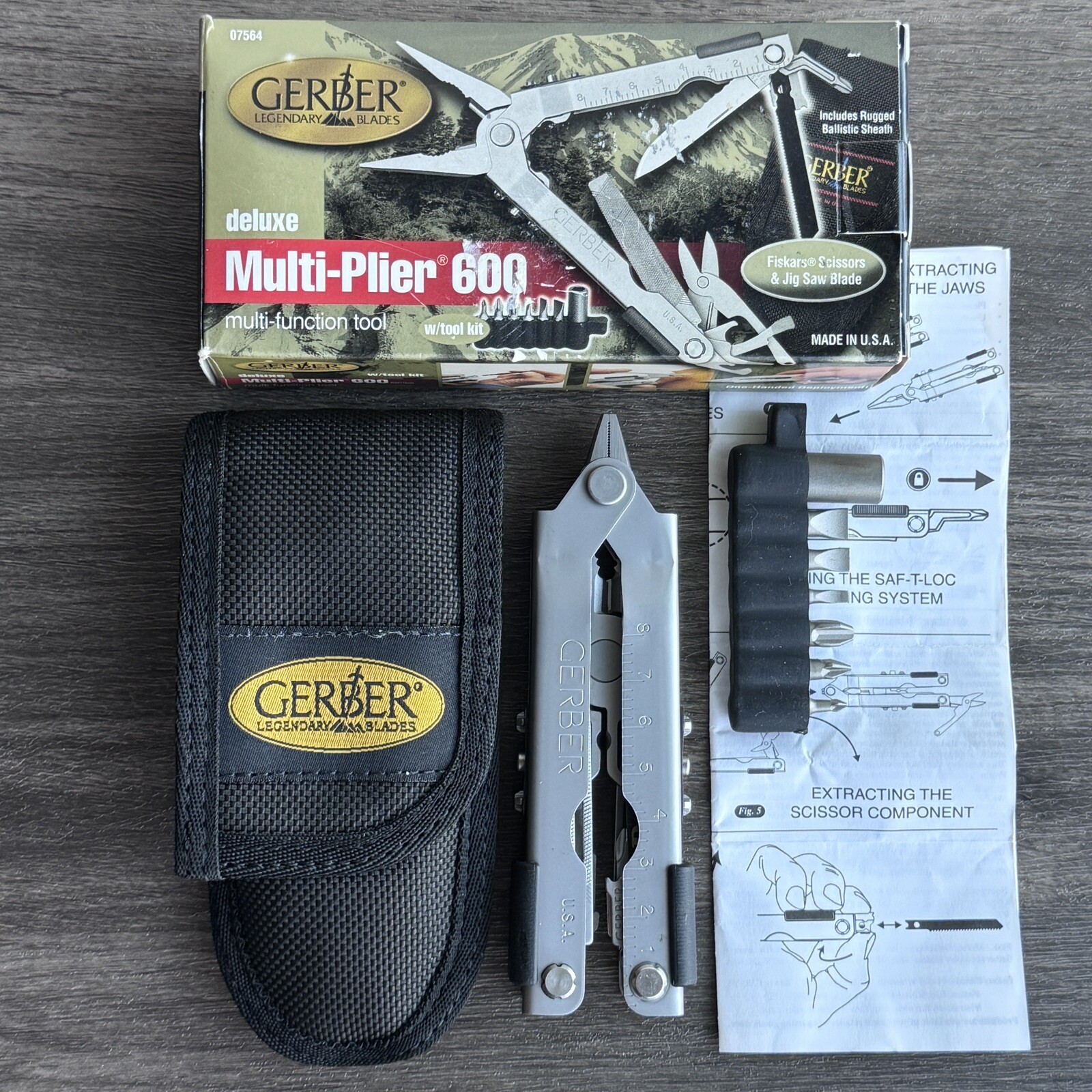 Special edition Gerber MP600 Deluxe Multi-Plier w/sheath and Tool Kit/Bit Kit