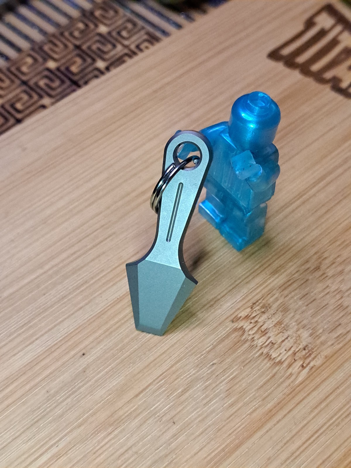 Mini Titanium Keychain Pry Bar