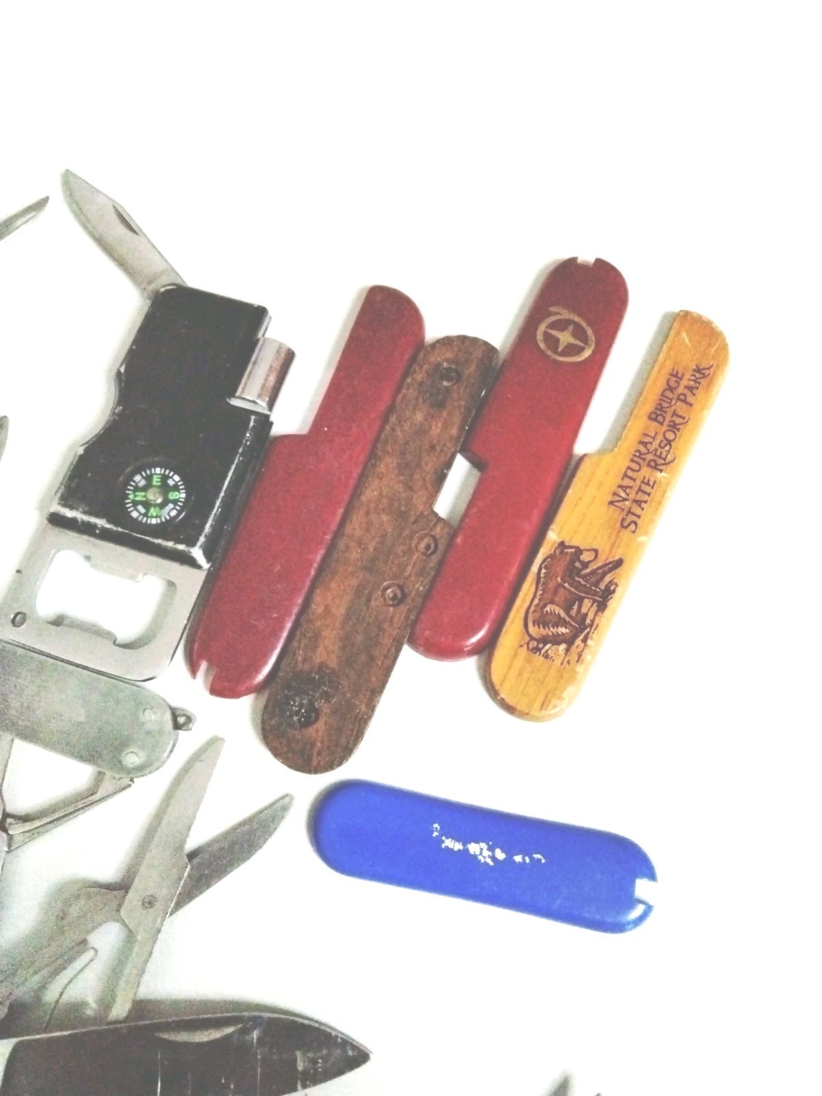 Set Of 8 Generic Multi Tools Pliers Knives Saw Blades Folding Folder Tool