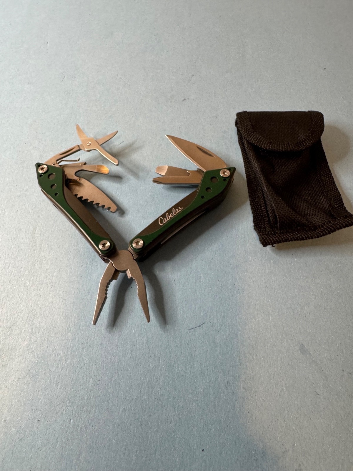 Cabela’s 7-in-1 Mini Multi-Tool Various Colors Keychain Carry Knife Pliers