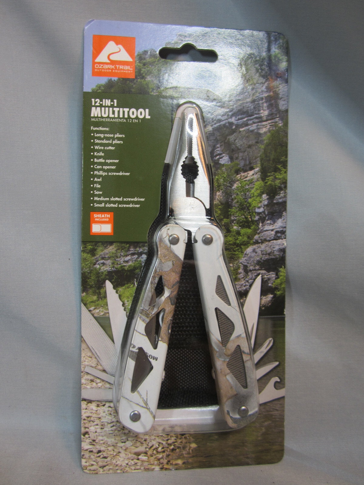 Ozark Trail 12 in 1 Multi-Tool Stainless Holder Outdoor Equipment Multi Tool