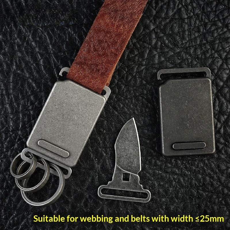 Titanium alloy Belt buckle EDC Portable Tool for Survival Suitable for 25mm belt