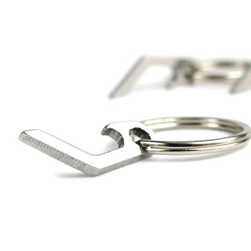 Bottle Opener Keyring Alloy Pocket Beer Opener Pendant Bottle Opener
