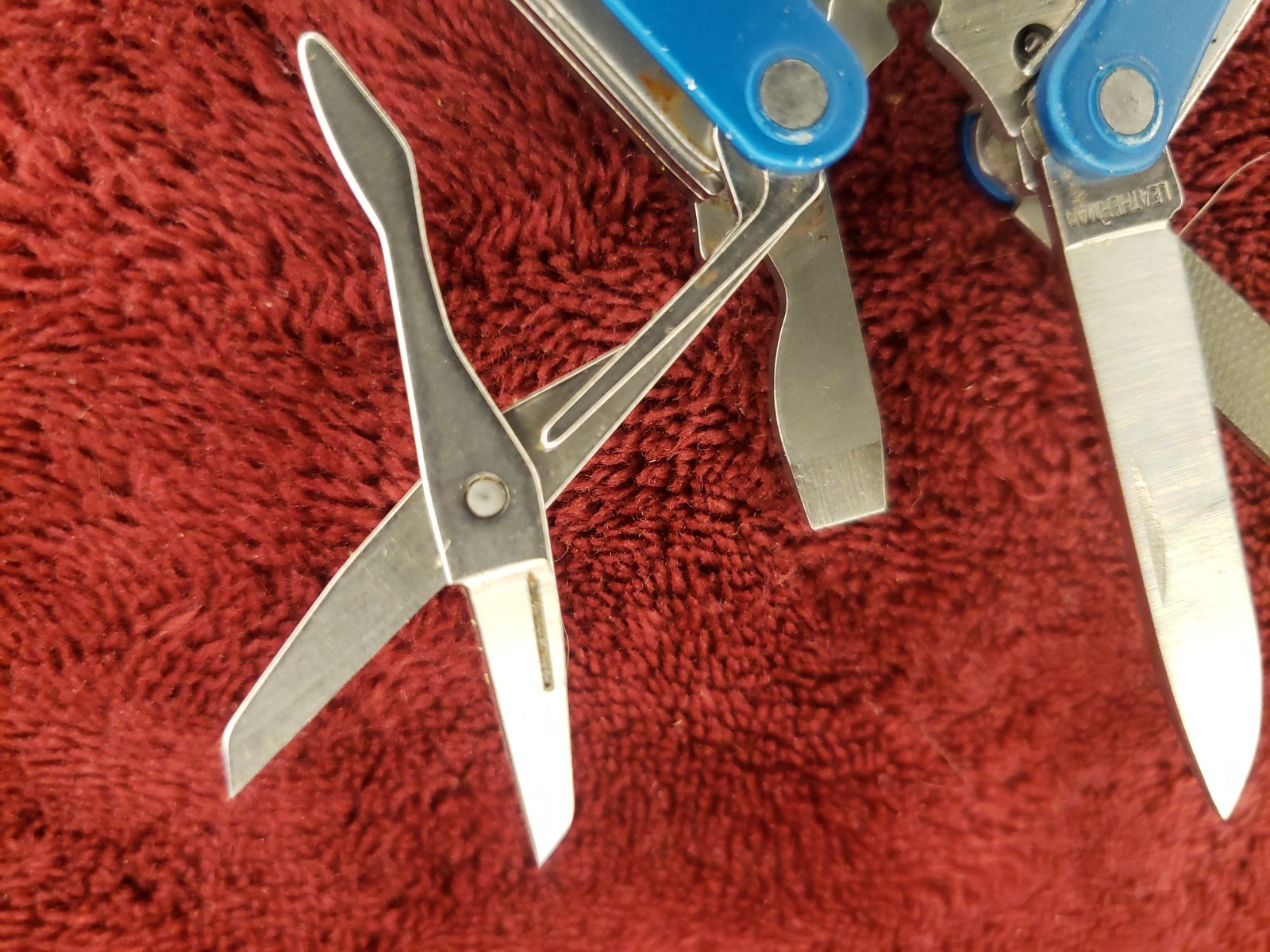 🔪🔪 Leatherman Squirt PS4 Multi-Tool Blue Keychain