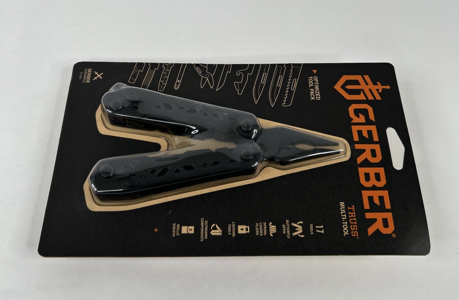 Gerber Truss 17-in-1 EDC Multitool for Fishing & Camping, Gift for Men, Black