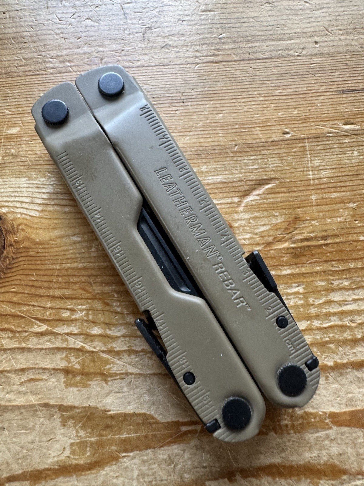 Leatherman Rebar Coyote Tan Multi-Tool Knife Pliers & Other Tools – Excellent