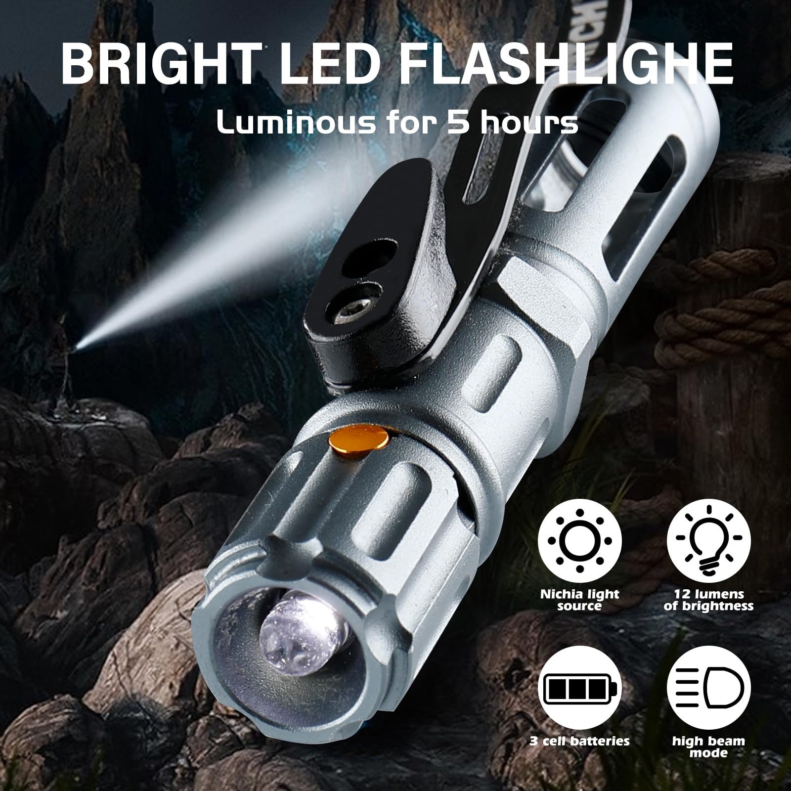 Military Tactical Pen – 8 in 1 Professional Pen with Flashlight – Multitool E…