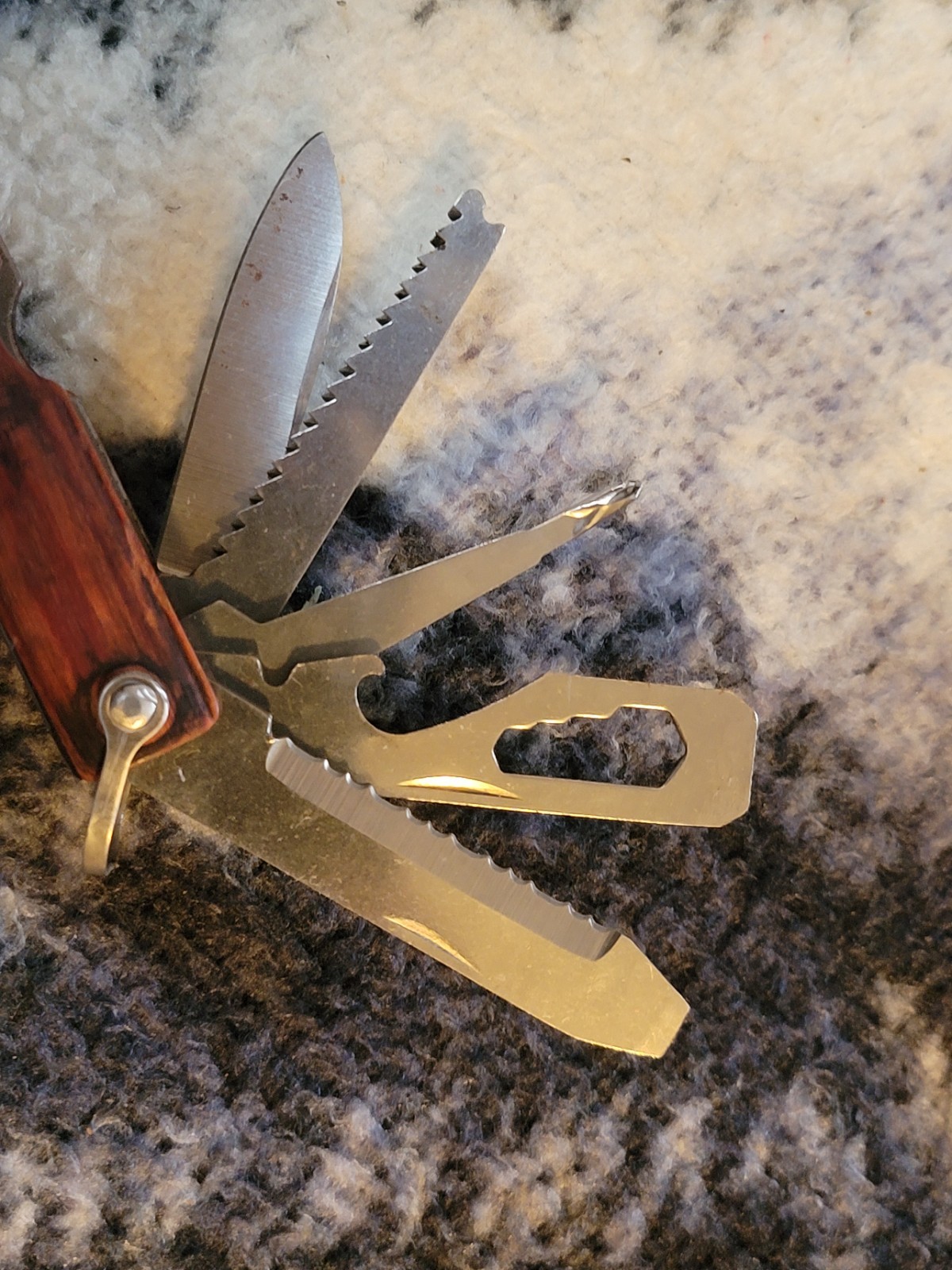 Camping Multi Tool Hatchet Hammer Survival Tool Wood Handle