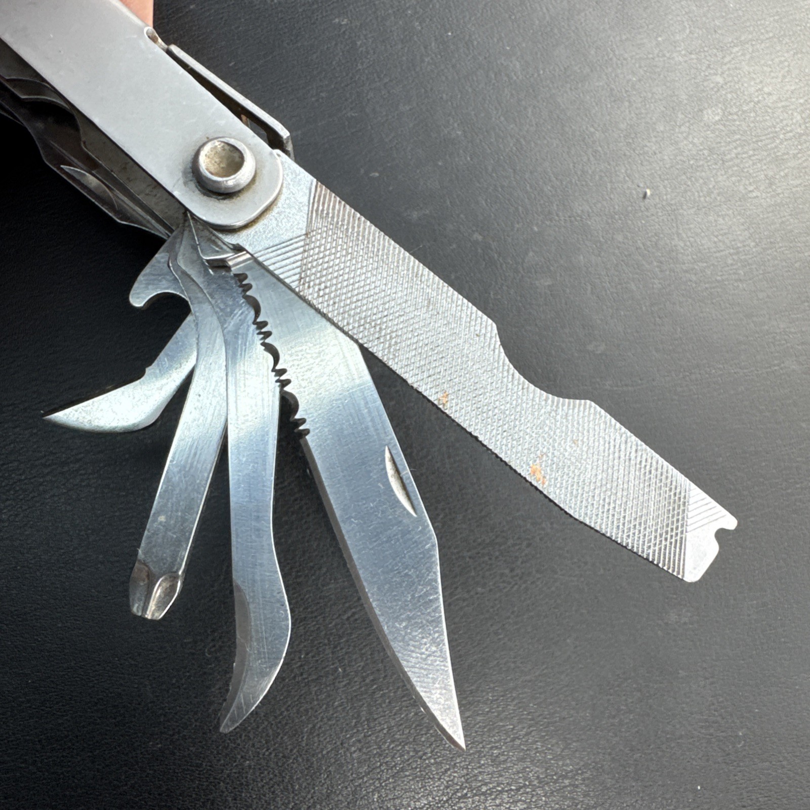 Schrade Tough Tool Multi Tool Silver Stainless Steel Handles