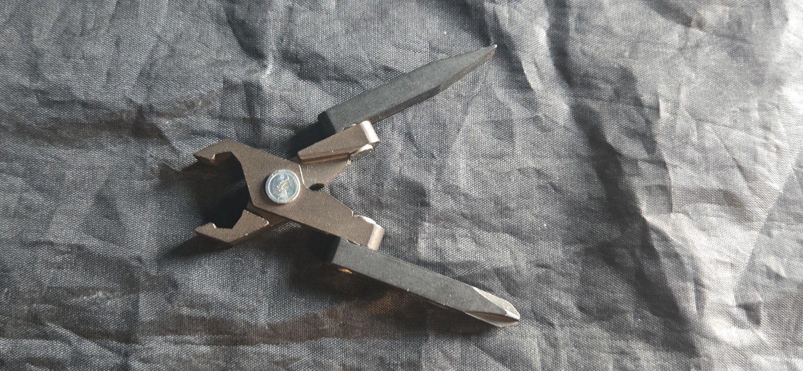 Vintage Swiss-Tech USA Micro Tool Black Phillips Flathead Pliers nice