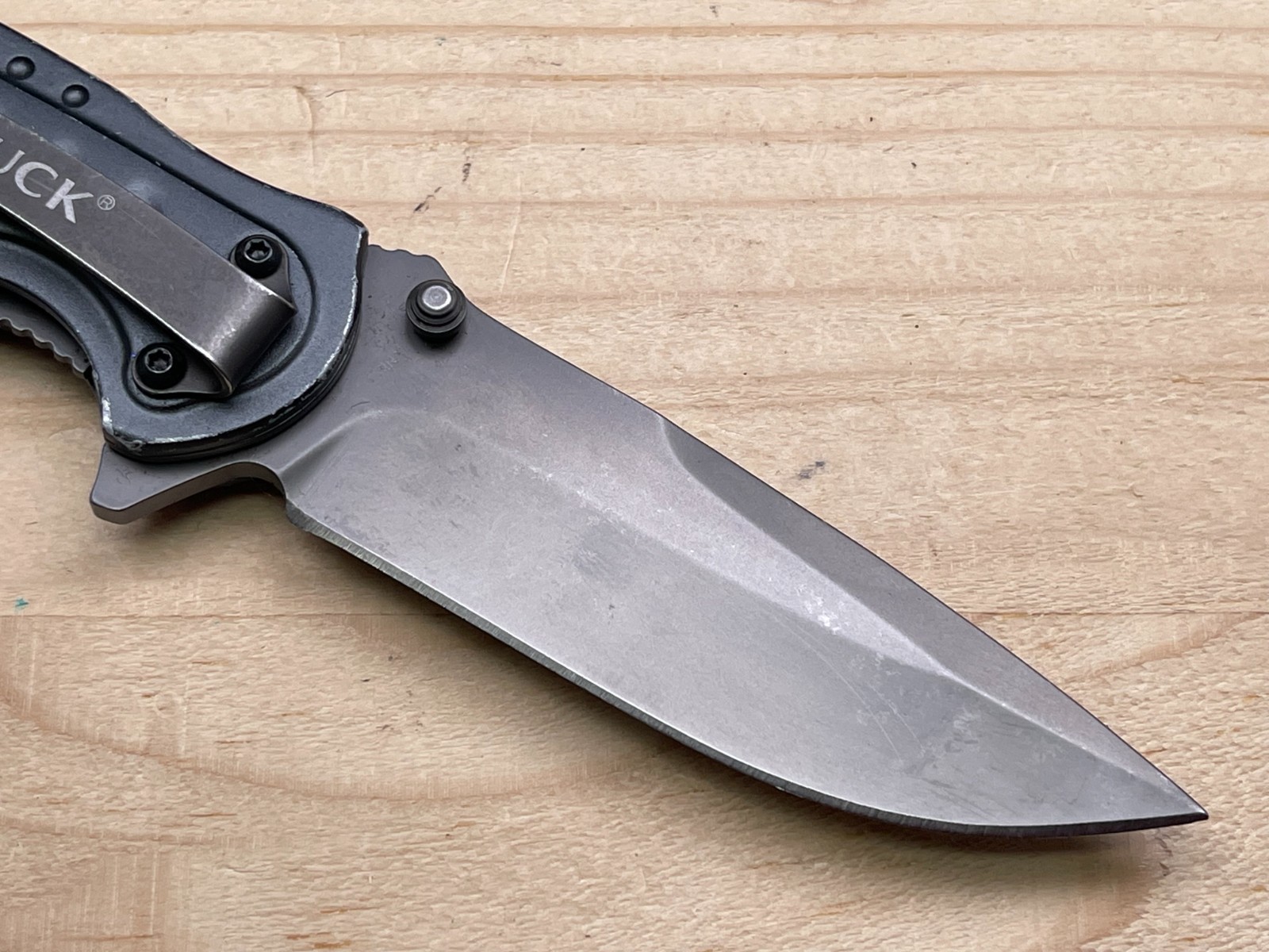 Buck Trigger 865 Liner Lock Folding Flipper Pocket Knife Aluminum – Discontinued